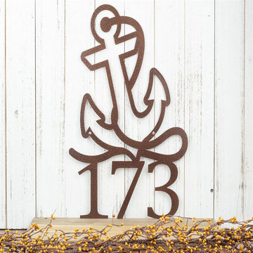 Metal Address Sign, Metal House Numbers Address Plaque Housewarming Gifts Address Sign Custom Metal Address Sign