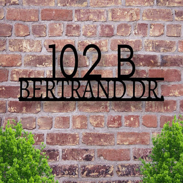 Metal Address Sign, Metal House Numbers Address Plaque Housewarming Gifts Address Sign Custom Metal Address Sign Custom