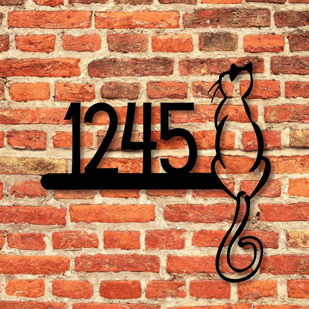 Metal Address Sign, Metal House Numbers Address Plaque Personalized Address Address Sign Custom Metal Address Sign Custom Street Address