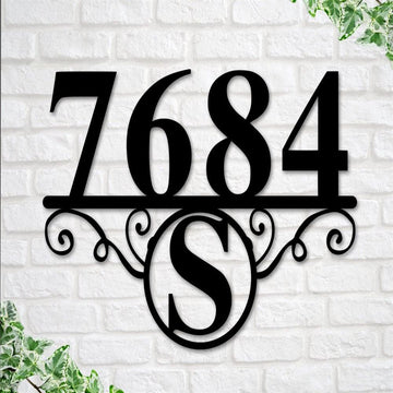 Metal Address Sign, Metal Rooster House Numbers Address Plaque, Cyber Monday Grandparents Gift Custom Metal Address Sign