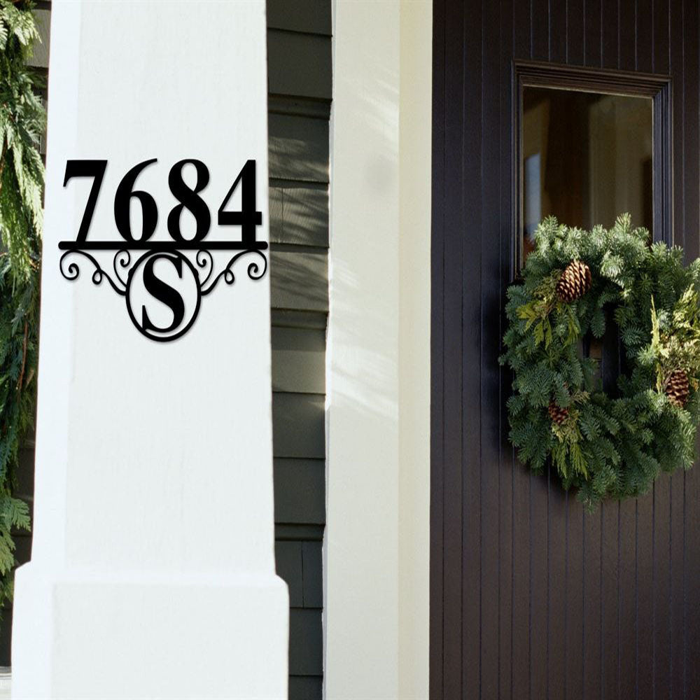 Metal Address Sign, Metal Rooster House Numbers Address Plaque, Cyber Monday Grandparents Gift Custom Metal Address Sign