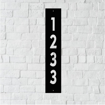 Metal Address Sign, Modern House Number Sign Metal Wall Art Outdoor Sign Custom House Number House Numbers Address Sign Address