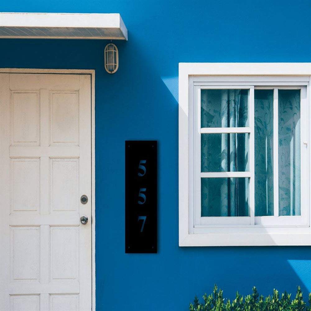 Metal Address Sign, Mountain House Number Metal Sign Address Sign Address Plaque House Numbers Metal Wall Art Mountains Custom Sign