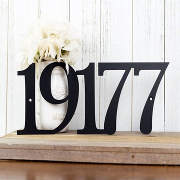 Metal Address Sign, Outdoor House Number Metal Sign With Heron And Cattails, Copper Custom Sign Address Sign Outdoor Sign