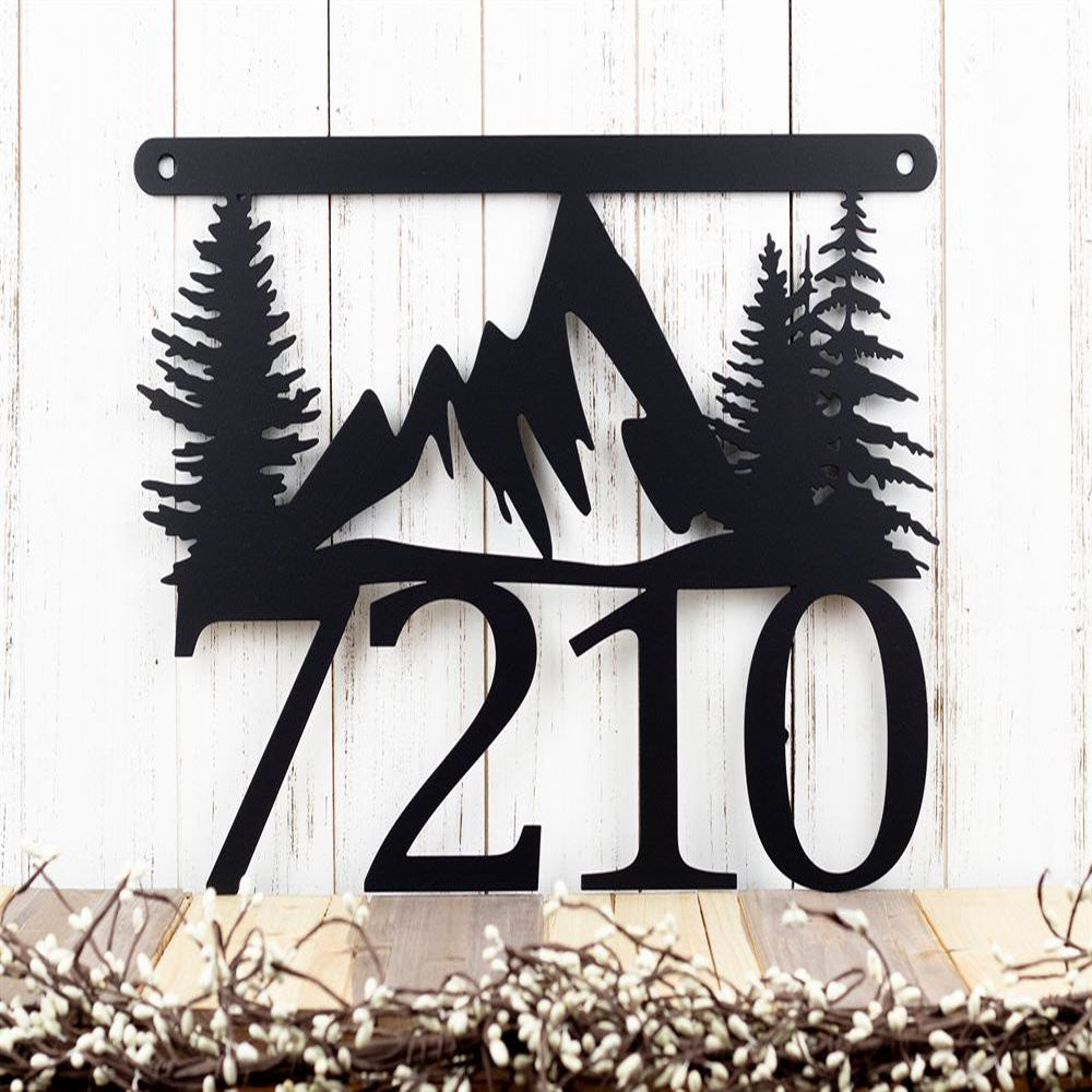 Metal Address Sign, Personalized Letter Address Sign Address Plaque Metal Address Sign Metal Sign Metal Letter Sign For Front Porch Last