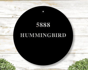 Metal Address Sign, Personalized Metal Address Sign With Stakes Yard Sign With Name Custom Name Address Sign For Yard Name Sign With Stakes