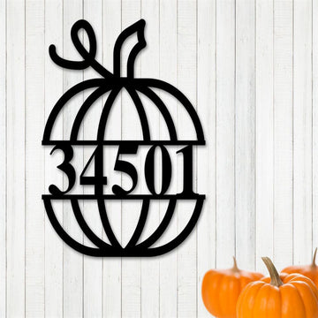 Metal Address Sign, Vertical House Number Sign Metal Sign Custom Metal Sign Address Sign Address Plaque House Numbers Outdoor Sign