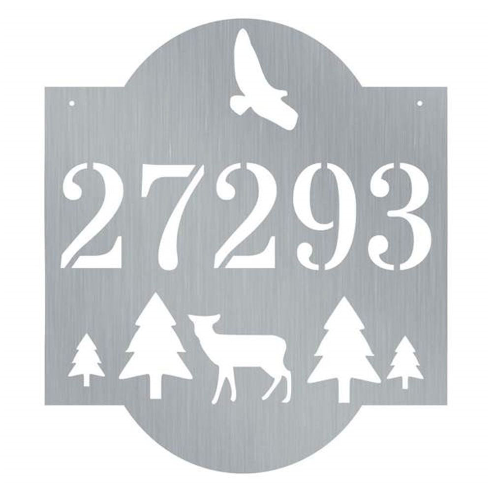 Metal Address Sign, Wilderness Address Customized Metal Signs Custom Metal Sign Custom Signs Metal Sign