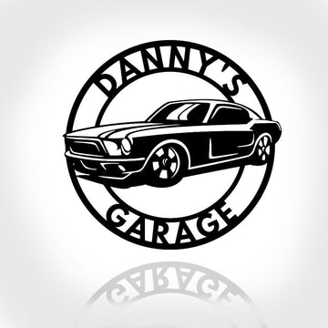 Metal Car Sign, Car Signs for Garage, Car Name Sign, Muscle Car Garage Metal Sign, Man Cave Sign Mechanic