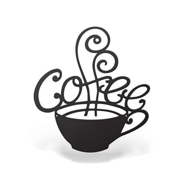 Metal Coffee Sign, Cut Metal Sign, Metal House Sign, Anniversary Gift, Home Decor Sign, Outdoor Sign, Wall Hanging Art