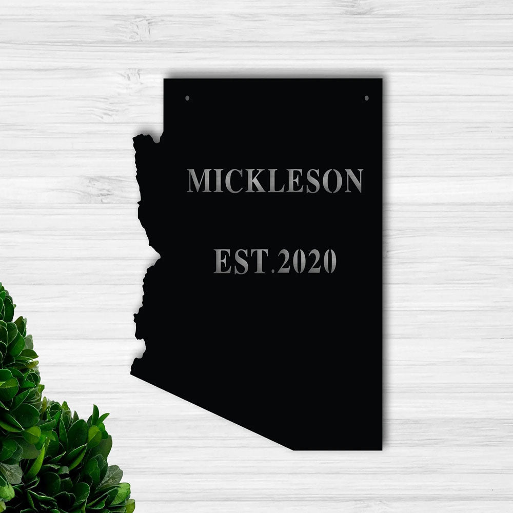 Metal Established Family Sign, Metal Monogram Sign, Metal Family Name Sign, Metal Address Sign, Wall Metal Sign, Home Decor Sign