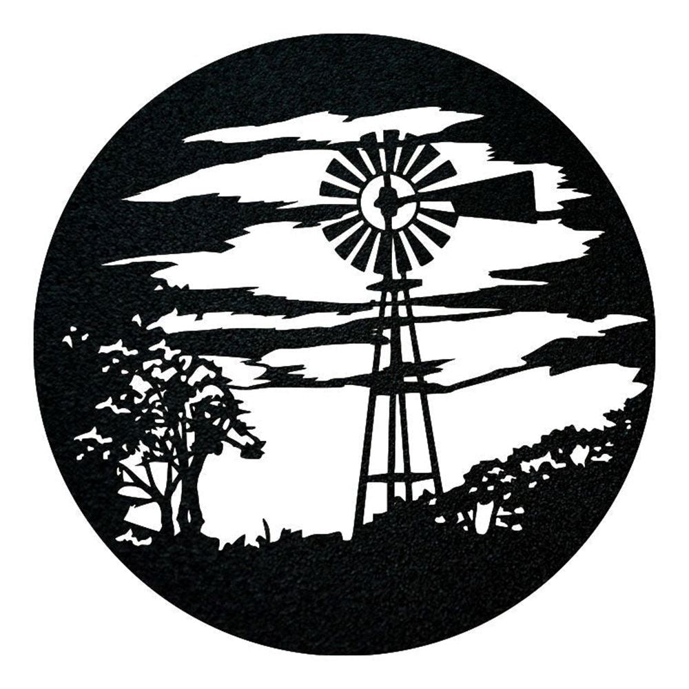 Metal Windmill Wall Decor Windmill Sign, Gift Ideas For Farm Woman, Large Metal Outdoor Signs, Outdoor Metal Sign Frames