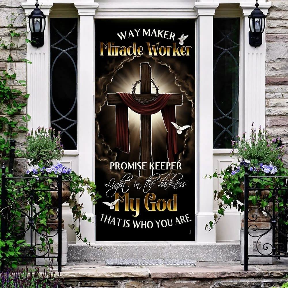 My Beautiful God Door Cover, Christian Door Decor, Door Christian Church, Christian Door Plaques