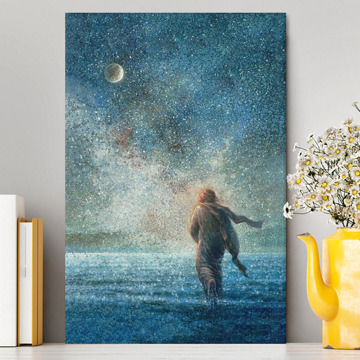 My Father&#39;s Creations Jesus And The Night Canvas Prints - Jesus Christ Canvas Art - Christian Wall Decor