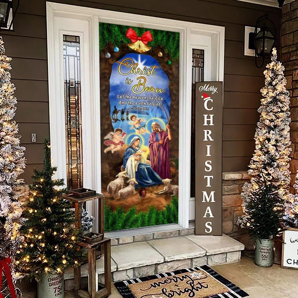Nativity Of Jesus Door Cover, Jesus Christ Door Cover, Christian Door Decor, Door Christian Church, Christian Door Plaques