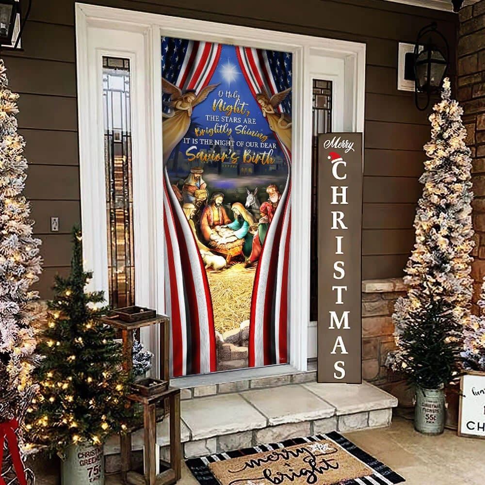 Nativity Of Jesus Door Cover, Jesus Is Born Door Cover, Christian Door Decor, Door Christian Church, Christian Door Plaques