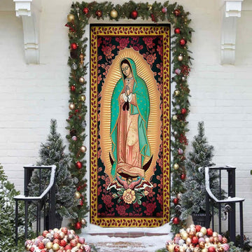 Our Lady of Guadalupe Door Cover, Christian Door Decor, Door Christian Church, Christian Door Plaques