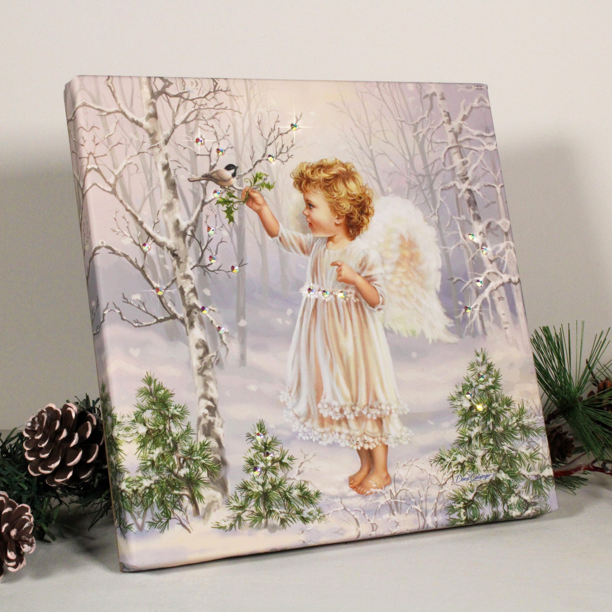 Little Winter Blessings Pizazz Print with Dazzling Crystals