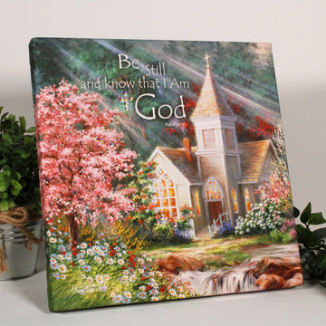 Be Still Pizazz Print with Dazzling Crystals