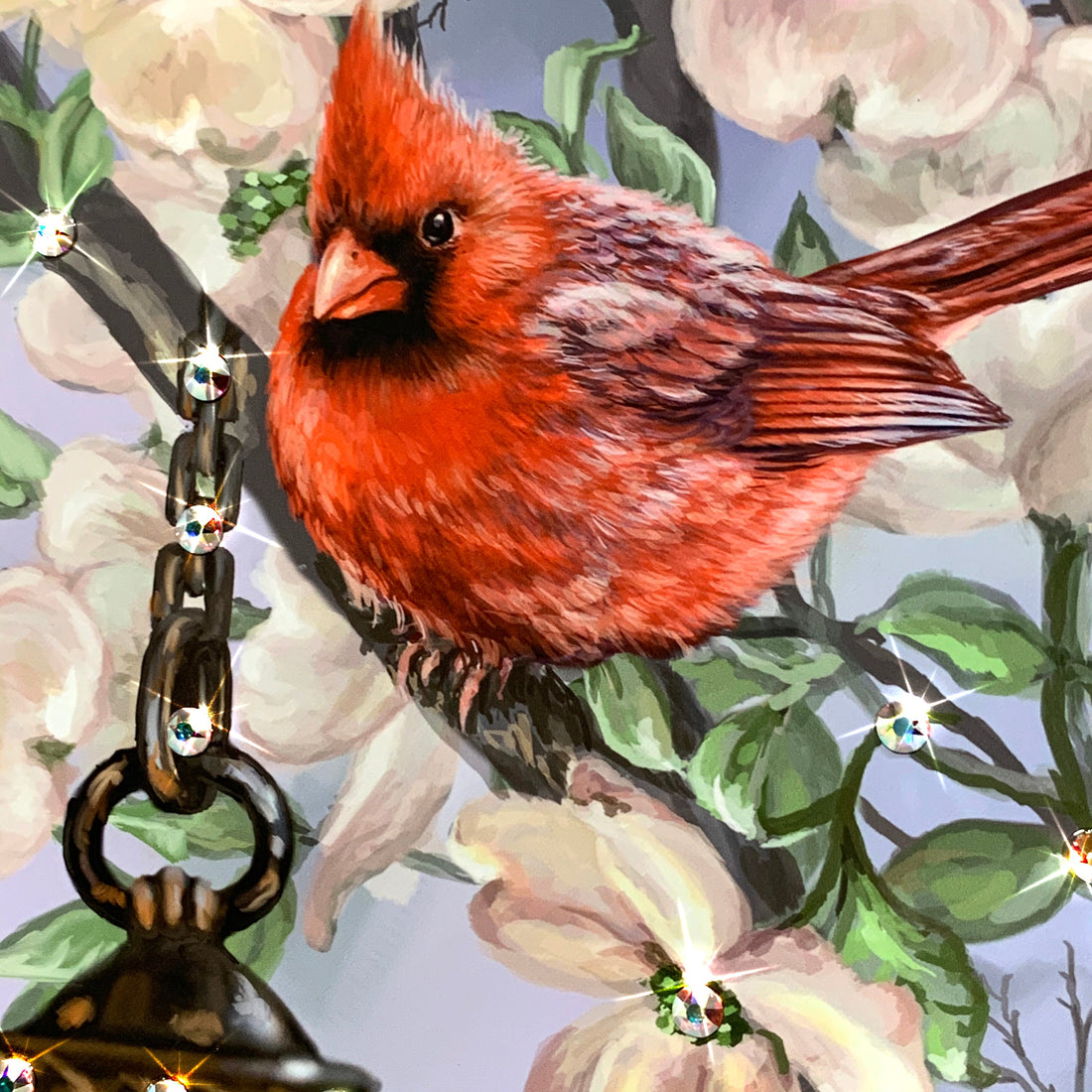 Spring Lantern Pizazz Print with Dazzling Crystals