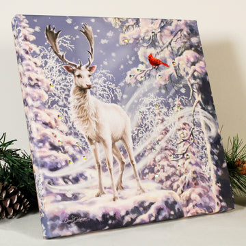 Wonderland Reindeer Pizazz Print with Dazzling Crystals