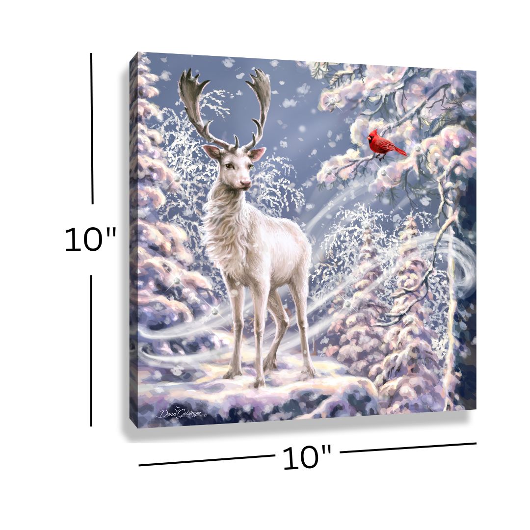 Wonderland Reindeer Pizazz Print with Dazzling Crystals