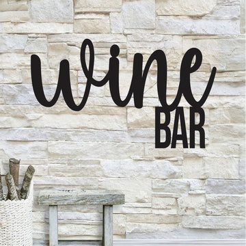 Personalized Wine Bar Metal Wall Art, Wine Wall Decor, Metal Wall Decor, Home Decor, Wine Bar Home Decor