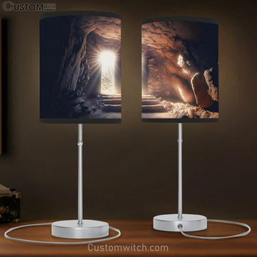 Passage Ancient Sacred Tomb Cave Table Lamp Pictures - Faith Art - Christian Table Lamp Gift Decor