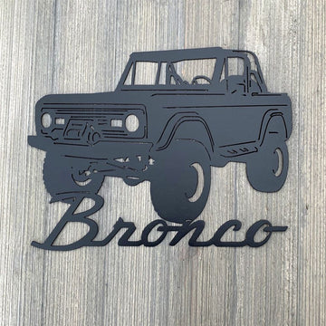 Personalization Bronco Metal Sign, Cut Metal Sign, Wall Metal Art, Metal Wall Decor, Wall Hanging Art, Home Decor Sign