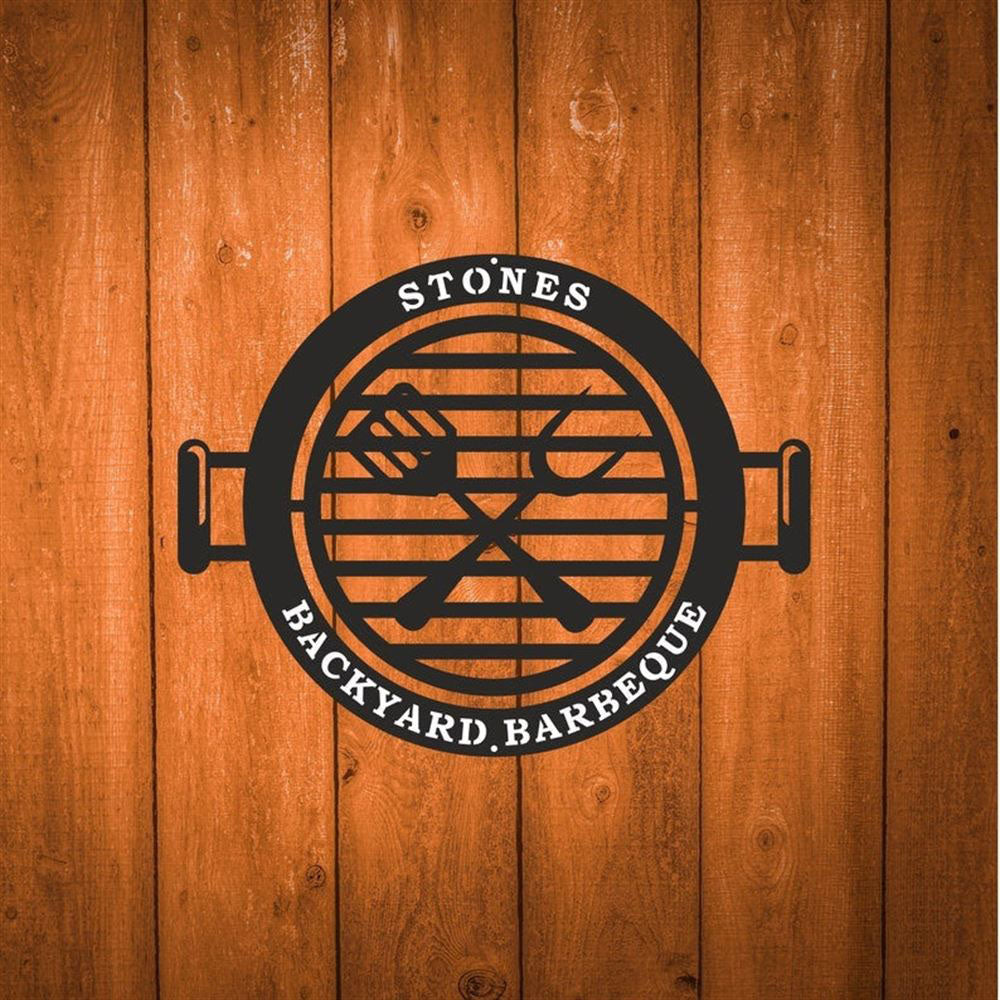 Personalized Backyard Bar And Grill Metal Sign, Outdoor Grill Meat Metal Signs, Car Grill Metal Wall Art, Decor Hanging Color