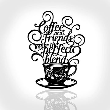 Personalized Bistro Coffee Metal Sign, Coffee Bar Decor, Kitchen Decor, Breakfast Decorations, Housewarming Gift, Realtor Gift Coffee