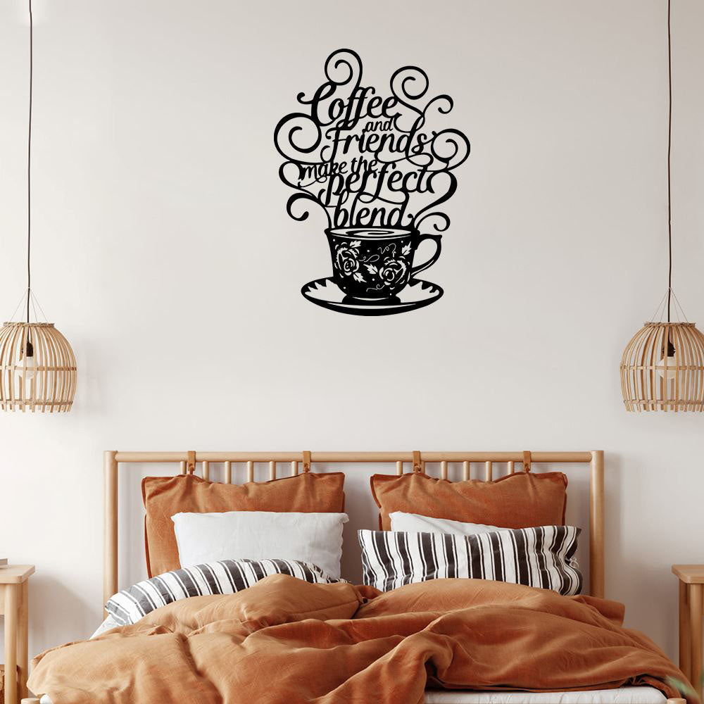 Personalized Bistro Coffee Metal Sign, Coffee Bar Decor, Kitchen Decor, Breakfast Decorations, Housewarming Gift, Realtor Gift Coffee