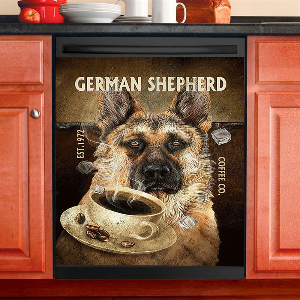 Personalized Dishwasher Cover Safe In God&#39;S Arms, Custom Welcome Home Dishwasher Wrap, Digital File