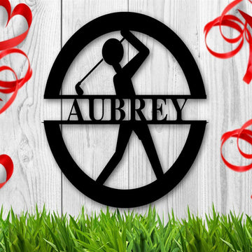 Personalized Golf Lover Metal Sign Golf, Golf Decor, Golf Sign, Bar Sign, Golf Wall Art, Golf Gifts For Men