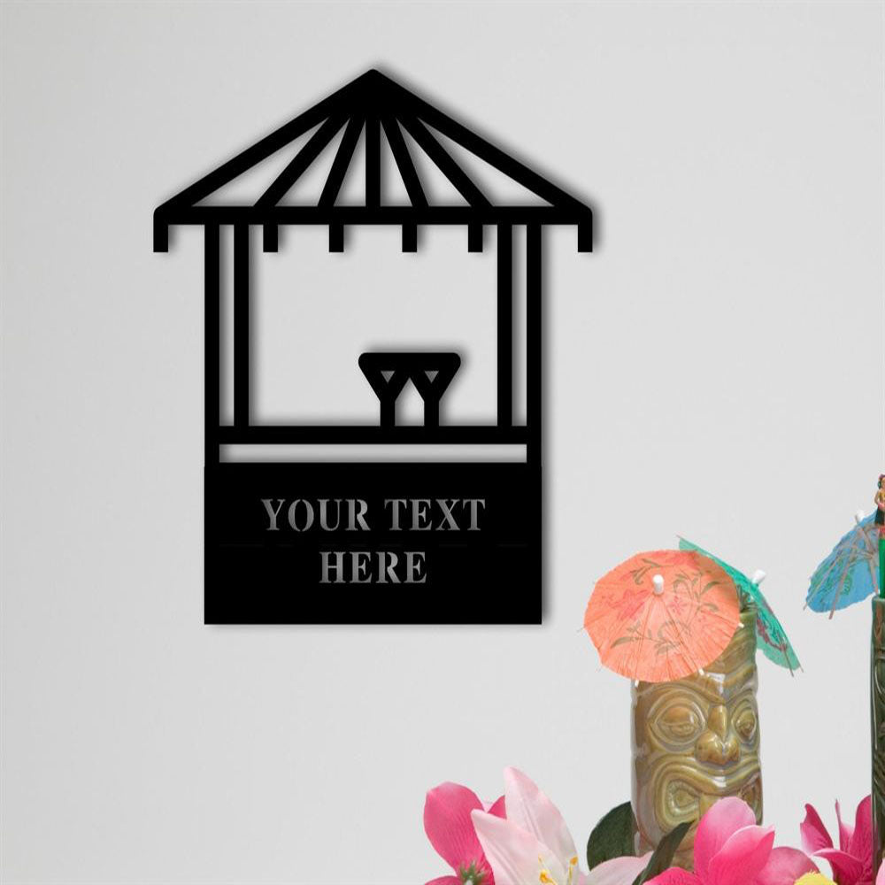 Personalized Metal Bar Metal Sign, Beach Bar Sign, Pool Decor Metal Signs, Pool Bar Outdoor Metal Sign