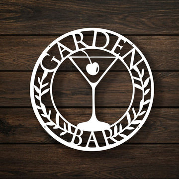 Personalized Metal Bar Sign, Laser Cut Indoor, Outdoor Bar Sign, Bar Sign Metal Art