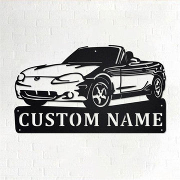 Personalized Metal Monogram Sign, Car Sports Metal Wall Art, Car Sports Name Sign, Car Sports Metal Home Decor