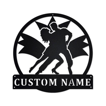 Personalized Metal Monogram Sign, Latin Dance Metal Sign, Latin Dance Metal Wall Art, Latin Dance Metal Wall Decor, Latin Dance Lover