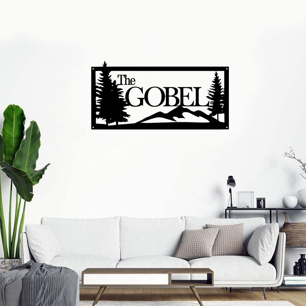 Personalized Metal Monogram Sign, Metal Sign Last Name Sign, Family Name Sign, Wedding Gift