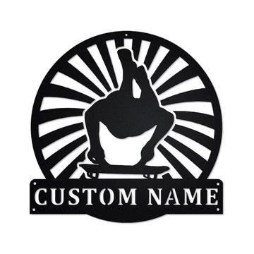 Personalized Metal Monogram Sign, Skid Steer Loader Metal Wall Art, Skid Steer Loader Name Sign, Skid Steer Loader Home Decor