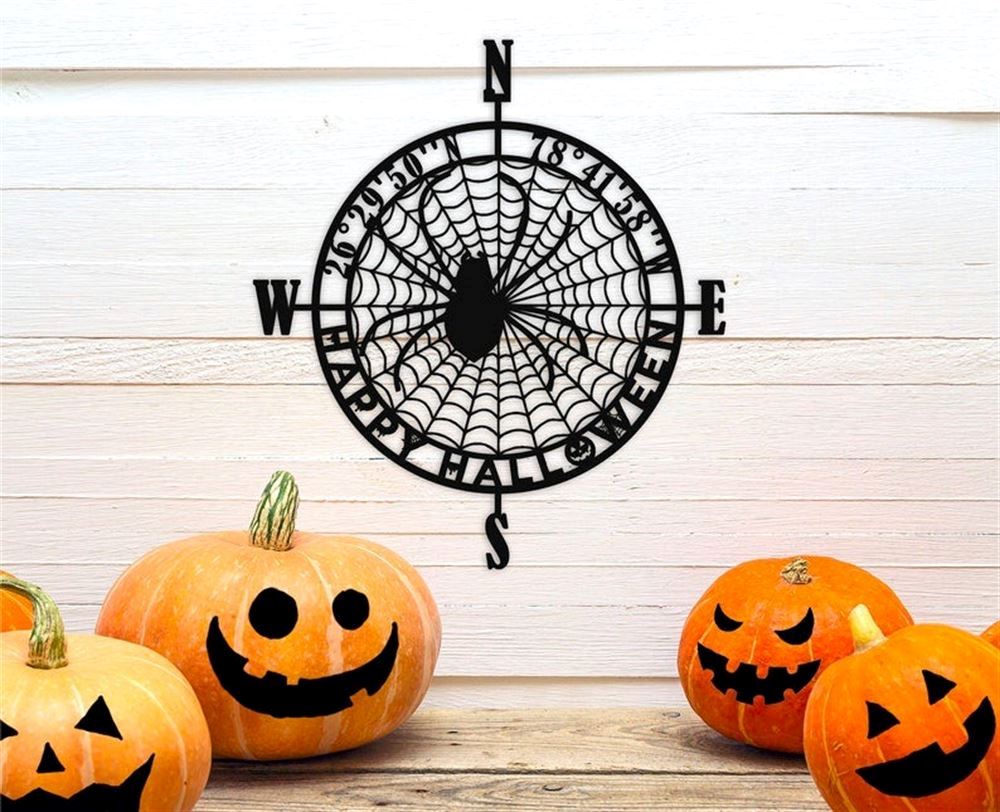 Personalized Metal Monogram Sign, Spiral Metal Signs, Metal Sign