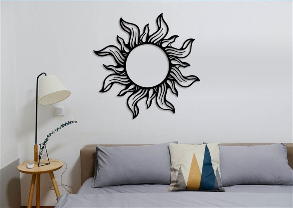 Personalized Metal Monogram Sign, Sun Metal Wall Art, Home Decorsun Metal Wall Decor, Metal Signs, Sun Metal Wall Art, Sun Decor