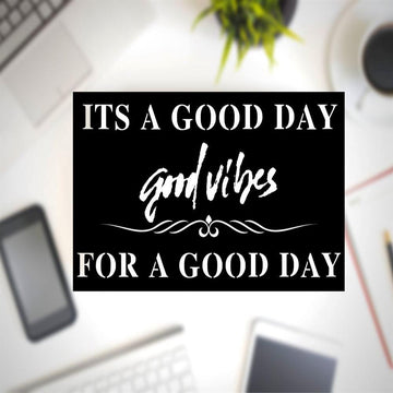 Personalized Metal Monogram Sign, Today Is A Good Day For A Good Day Its A Good Day Wall Art Good Day Sign, Motivational Signs, Motivational Wall Art