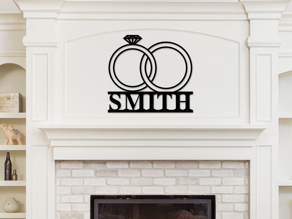 Personalized Metal Monogram Sign, Wedding Sign, Wedding Metal Sign, Wedding Decor, Wedding Gift Metal Sign