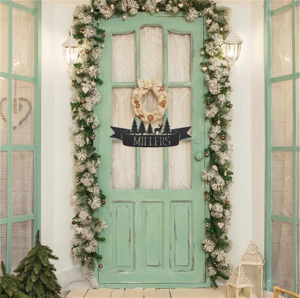 Personalized Metal Monogram Sign, Winter Woodlands, Metal Cut Metal Sign, Metal Wall Art, Metal House Sign