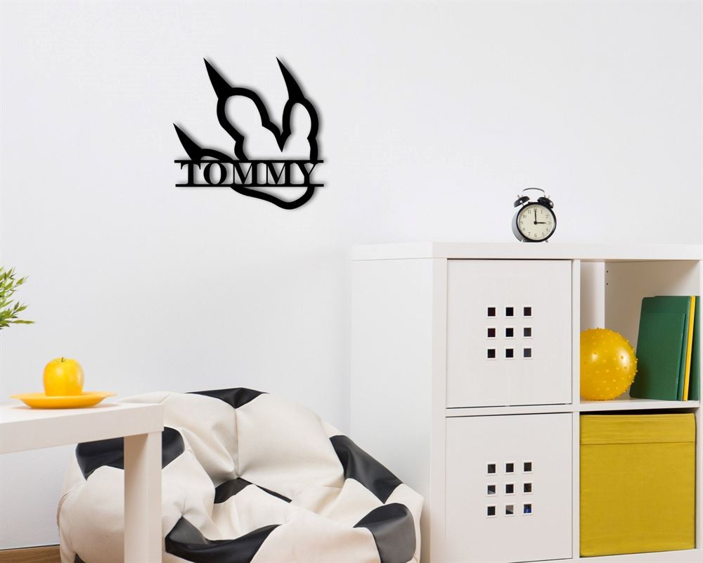 Personalized Metal Monogram Sign, Your Name Boys Room Sign, Bedroom Kids Childs Gift Metal