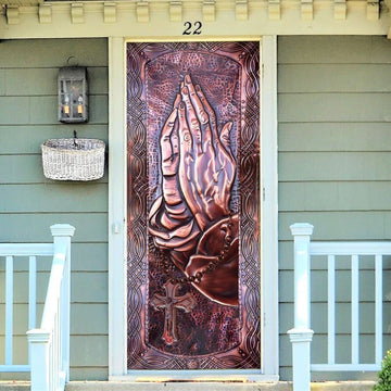 Pray Hands Door Cover, Christian Door Decor, Door Christian Church, Christian Door Plaques