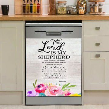 Psalm 23 The Lord Is My Shepherd Dishwasher Cover, Christian Dishwasher Wrap