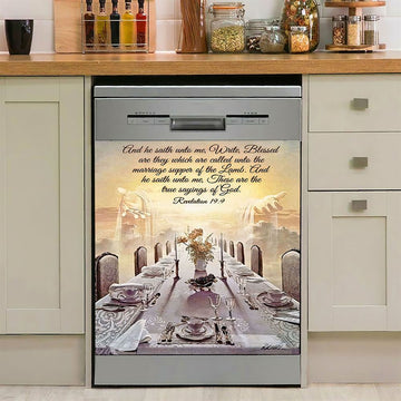 Revelation 199 Dishwasher Cover, These Are The True Sayings Of God Dishwasher Wrap