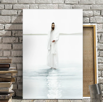 Come And See Blue - Jesus Canvas Painting - Jesus Canvas Art - Jesus Poster - Jesus Canvas - Christian Gift - Ciaocustom